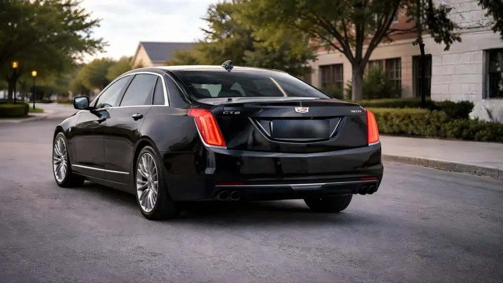 Back View of Cadillac CT6
