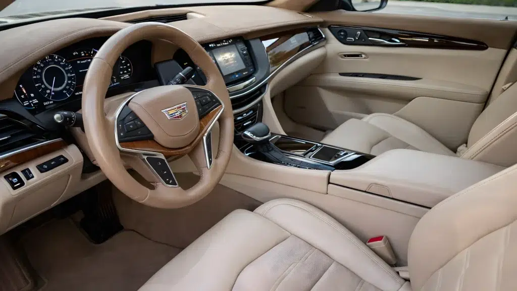 Interior of Cadillac CT6