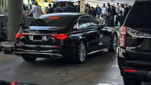 Back of Mercedes E350