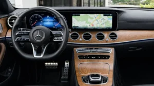 Interior of Mercedes E350
