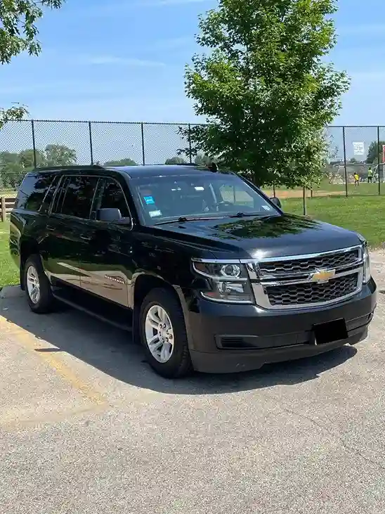 Chevy Suburban in park