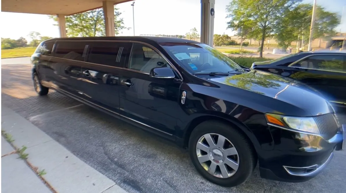 Limousine at Arrival zone