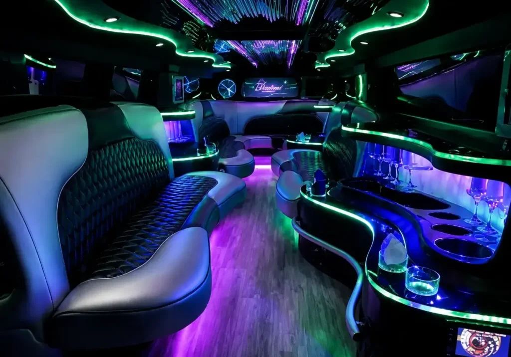party limo interior