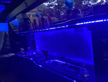 Interior Of Limousine Service