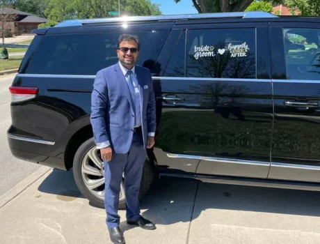 Sheary Bhai with Wedding Vehicle
